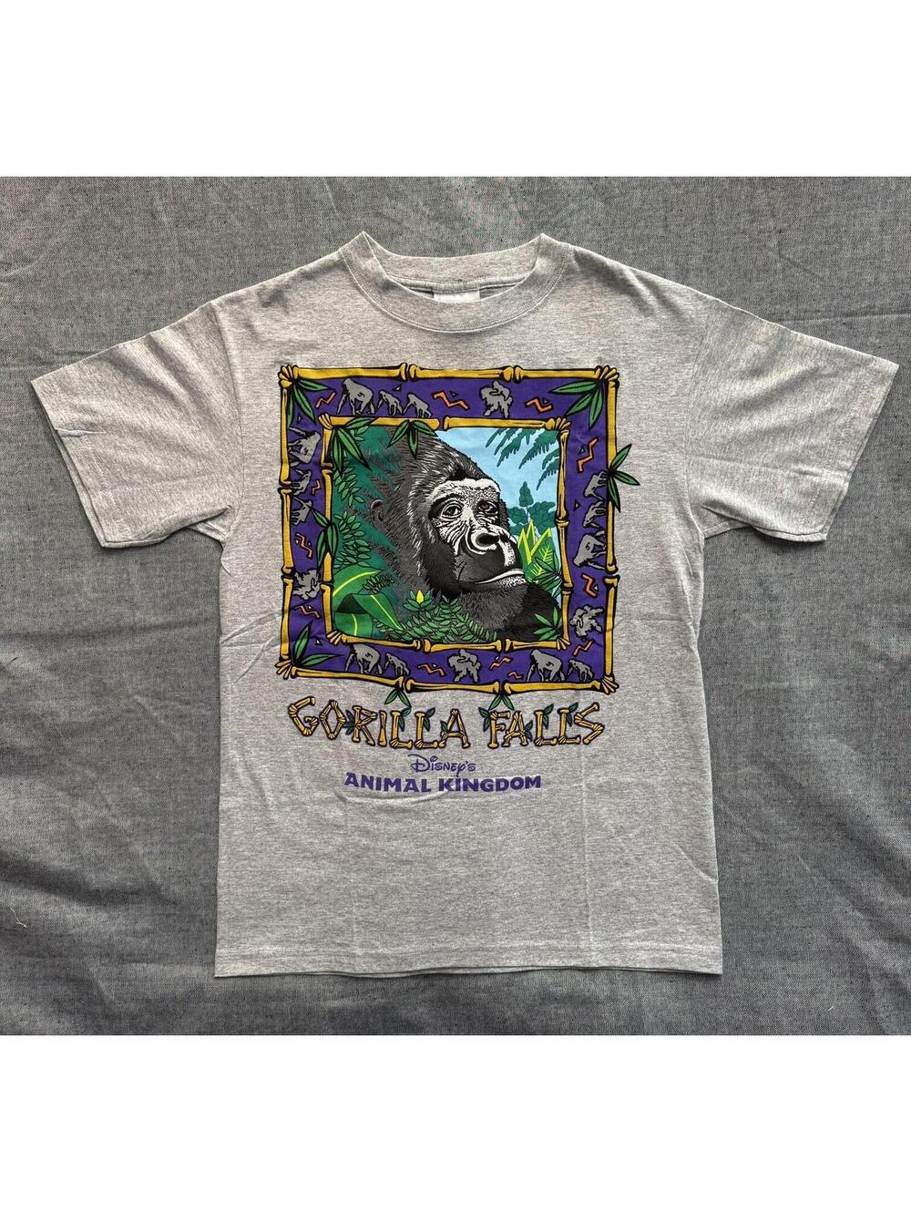 Vintage 90s Disney Animal Kingdom Gorilla Falls T-Shirt Size M New NWT Deadstock